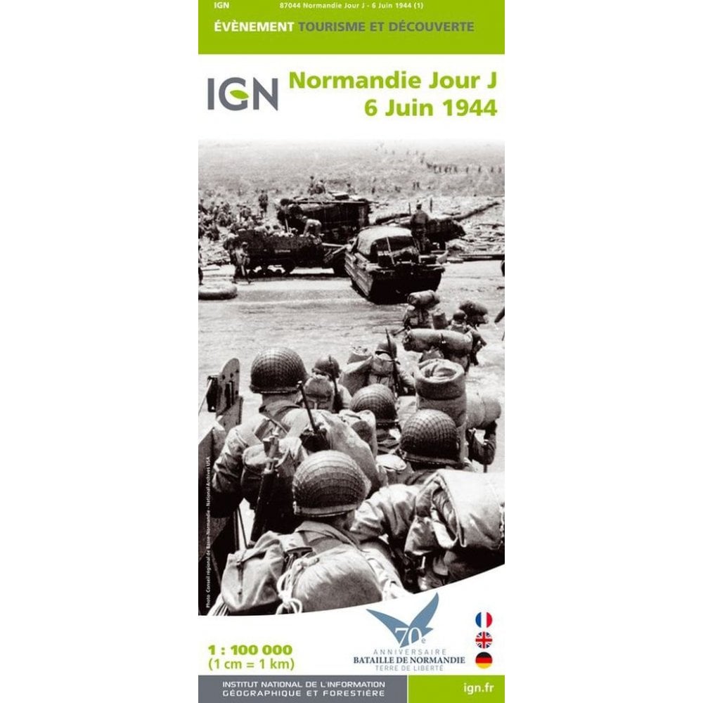 Normandie Dagen D - 6 Jun 1944 IGN